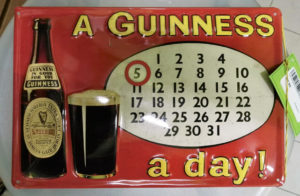 Calendario perpetuo Guinness -  € 9,90