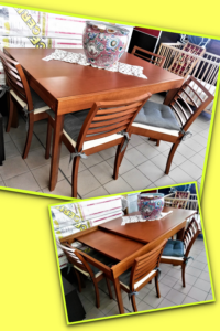 Tavolo Calligaris 90 x 130 allungabile fino a 230 cm N.4 sedie Calligaris